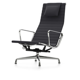 Aluminium Chair EA124Eames Aluminium Chair EA 124 - hopsak zwart