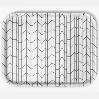 Classic Tray Graph large Classic Tray Graph Graph large grafisch design in zwart, wit