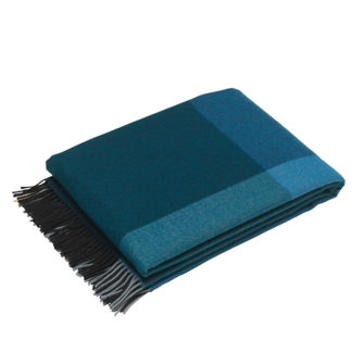 Colour Block BlanketColour Block Blanket, zwart - blauw