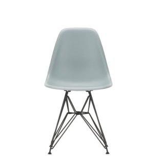 DSREames Plastic Side Chair DSR, basic dark, helder grijsLEVERTIJD: 8 weken