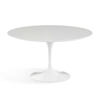 The Saarinen Collectionsaarinen - tafel - top in wit laminaat en witte voetLEVERTIJD: 10 weken