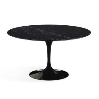 The Saarinen Collectionsaarinen - tafel - top in nero marquina marmer en zwarte voetLEVERTIJD: 10 weken