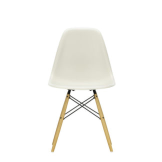 DSWEames Plastic Side Chair DSW, Esdoorn, goud, kiezelsteenLEVERTIJD: 8 weken