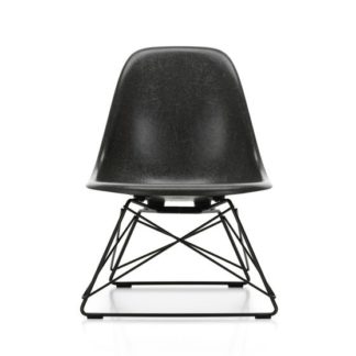 Eames Plastic Side Chair (LSR)LSR Plastic - black - black baseLEVERTIJD: 8 weken
